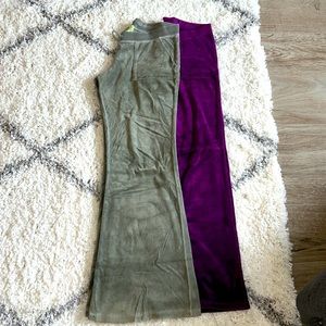 Velour juicy couture sweat bottoms